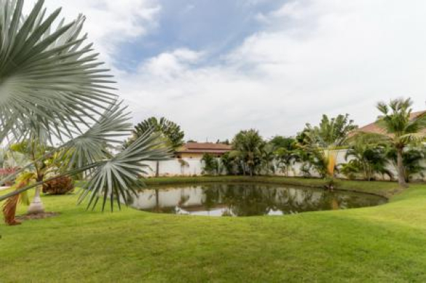 HANA VILLAGE 1: Large pool villa sitting on great sized plot with feature Lake-7