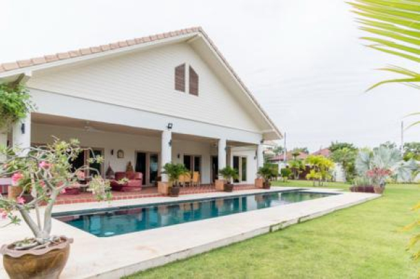 HANA VILLAGE 1: Large pool villa sitting on great sized plot with feature Lake-9