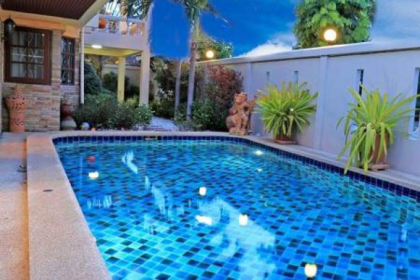 Large 4 bedroom private pool villa near beach for sale - Jomtien-1
