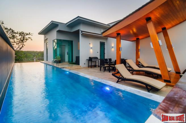 Breathtaking Sea Views from this Ultra-Modern Four Bedroom Five Storey Pool Villa  in Rawai-8