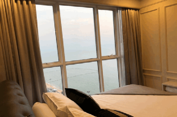 2 bedroom beach front condo for rent at high floor- Jomtien-15