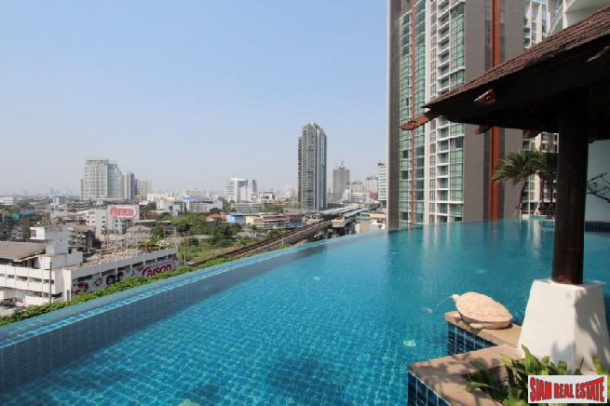 Sky Walk Condo | Large Quality Studio Condo - Unblocked Views on High Floor & Close to BTS Phra Khanong.-20