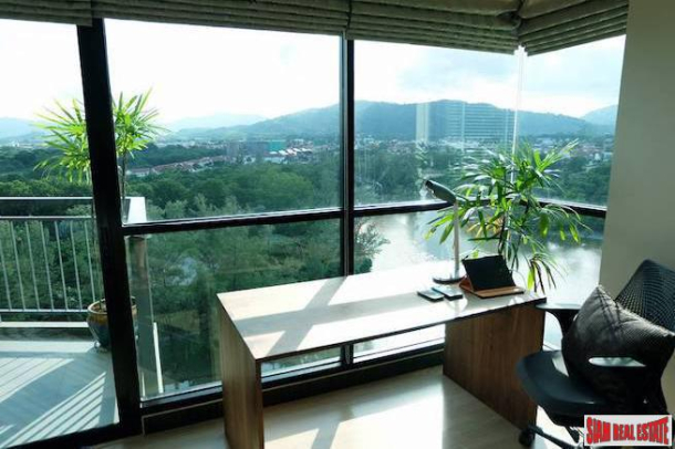 Elegant Two-Bedroom  Corner Condo in Phuket Town Overlooking A Lake and  Natural Park-15