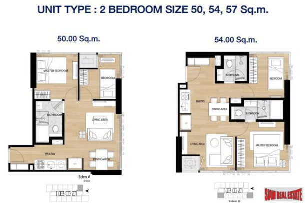 New Smart One Bedroom Condos in Mixed Use Development, Ratchadaphisek-15