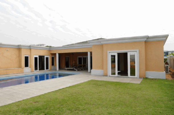 Large beautiful 3 bedroom luxury pool villa house for sale - Khao talo-1