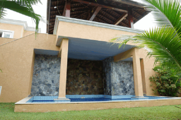 Large beautiful 3 bedroom luxury pool villa house for sale - Khao talo-18
