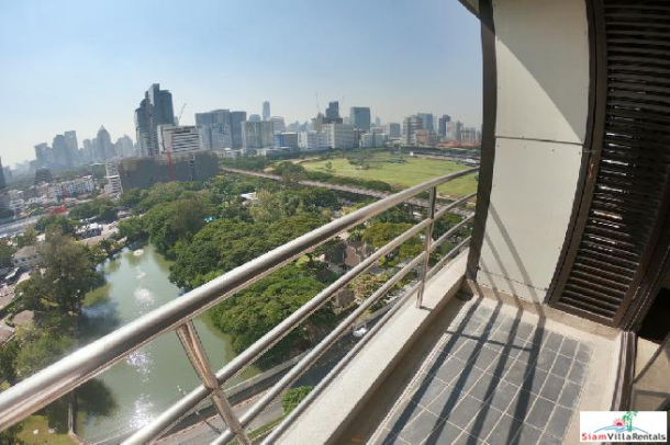 Baan Somthavil | Extra Large Three Bedroom for Rent with  Views of Lumpini Park and Royal Bangkok Sport Club in Ratchadamri-18