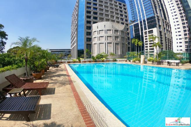Baan Somthavil | Extra Large Three Bedroom for Rent with  Views of Lumpini Park and Royal Bangkok Sport Club in Ratchadamri-5