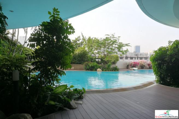 Baan Yen Akard | Spacious and Modern Three Bedroom Condo with City Views and Extras in Sathorn-10
