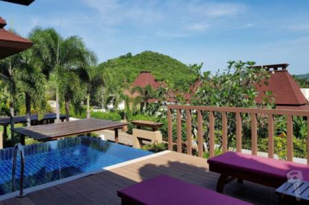 Luxury 2 stories Pool Villa for sell in Hua Hin, with a nice shape of living area, big kitchen - 4399-12