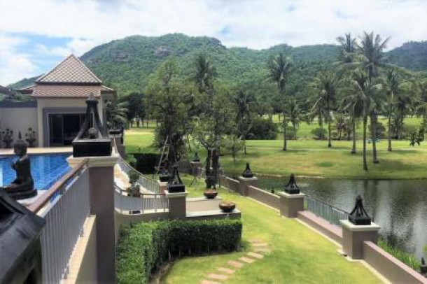 Luxury Pool Villa with nice View, big area on the Golf Course for sell in Hua Hin - 4594-17