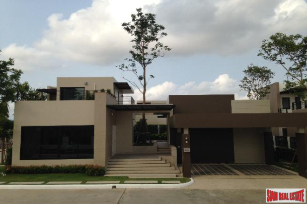 Modern new style house with private pool near silver lake for sale - Na jomtian-1