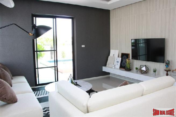 Modern new style house with private pool near silver lake for sale - Na jomtian-9