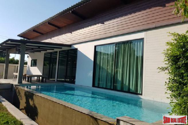 2 bedroom house with private pool in a quiet area for sale - Hauy yai-1