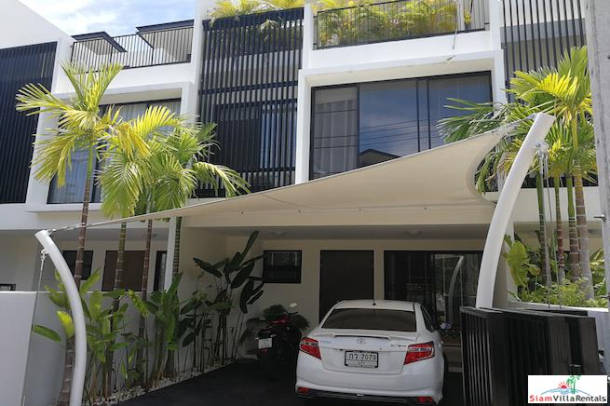 Three Storey Three Bedroom House for Rent with Roof Top Terrace, Communal Pool & Mountain Views in Laguna - Small Dog OK-22