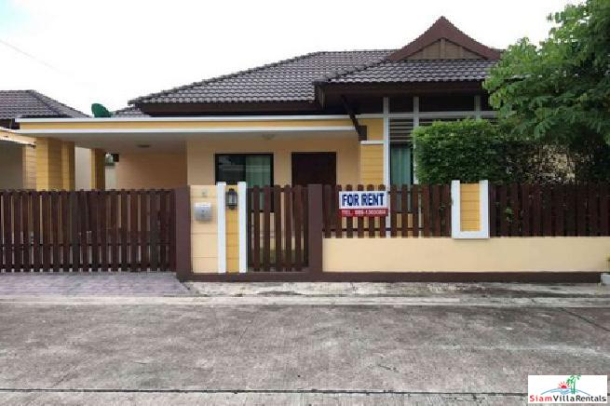 Nice beautiful 2 bedroom house near highway 7 for rent -  East Pattaya-1