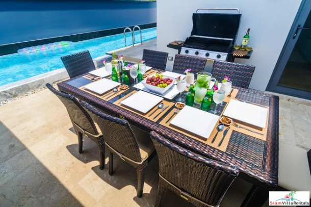 Eva Beach | Modern Luxury Four Bedroom Infinity Pool 5 Floor Villa in Rawai-11