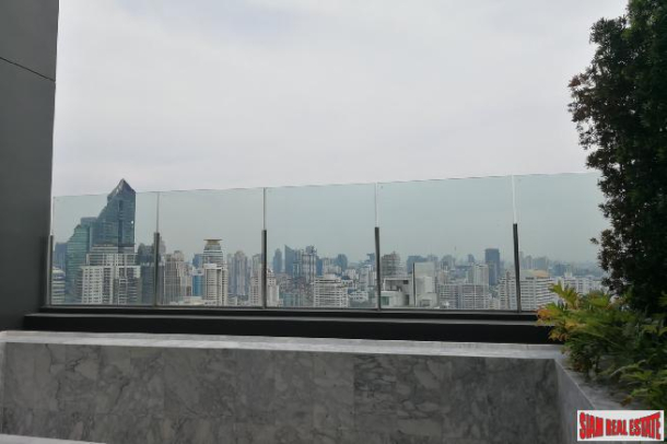 Penthouse with Private Jacuzzi Pool at Newly Completed Luxury Condos at Trendy area of Thong Lor, next to BTS-12