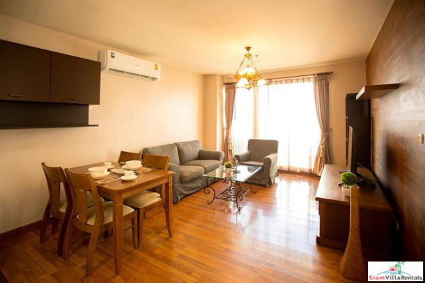 Sukhumvit Plus | Two Bedroom, Two Bath Condo with Wood Paneling and Floors near BTS Phra Khanong-2