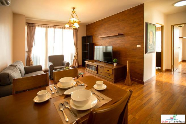 Sukhumvit Plus | Two Bedroom, Two Bath Condo with Wood Paneling and Floors near BTS Phra Khanong-3