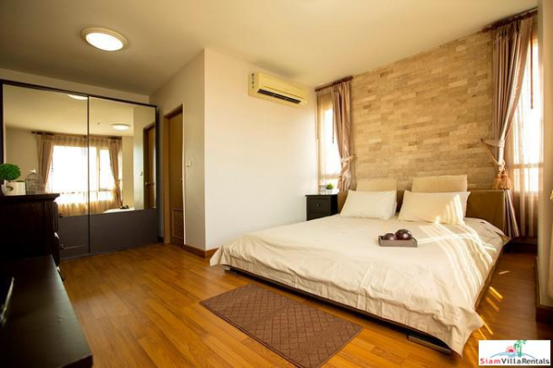 Sukhumvit Plus | Two Bedroom, Two Bath Condo with Wood Paneling and Floors near BTS Phra Khanong-6