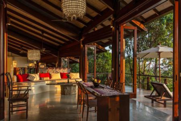 KOH SAMUI VILLA FOR SALE WITH SPECTACULAR VIEWS & NATURAL SURROUNDINGS  S901-9