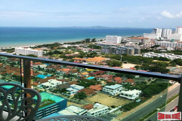1 bedroom Sea view  at a high floor in a well maintenance development for sale - Jomtien-4