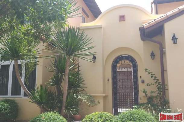 Exquisite Three Bedroom Spanish Style House with Lush Gardens and Garage in Secure Estate Magnolias Southern California Bangna-14