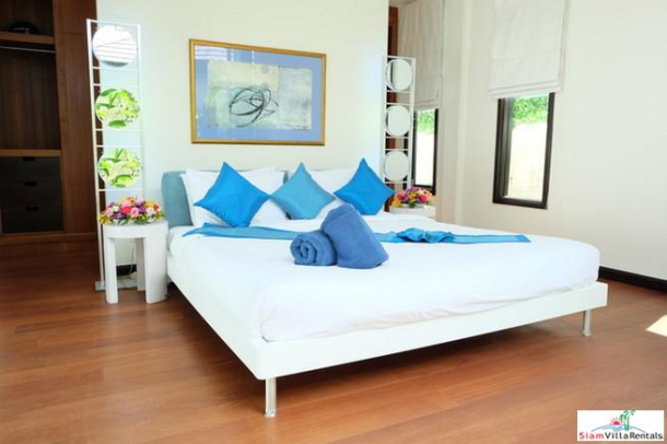 Mandala Villas | Tropical Four Bedroom Villa with Extra Large Pool Near Bang Tao Beach for Rent-12