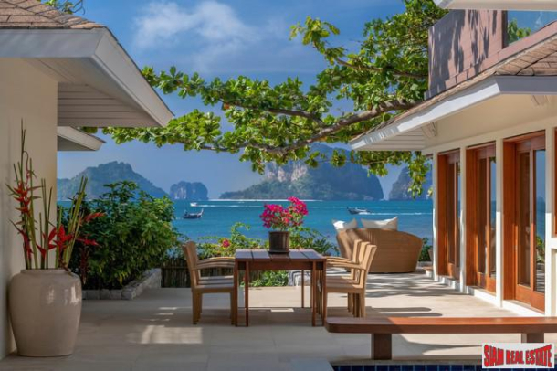 Magnificent Oceanfront Three Bedroom Villa with Pool on PhraNang Beach in Ao Nang-1
