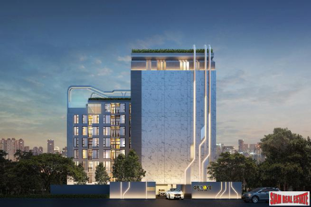 New Low-Rise Smart Condo in Construction with Extensive Facilities at Ratchada-Rama 9 Area - 1 Bed Units-1