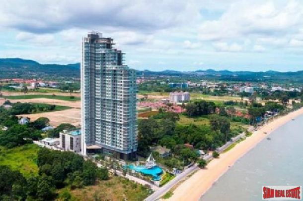 Beautiful 1 bedroom sea view condo with beach front for sale - Bangsaray-1