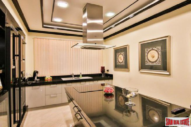 Elegant 4 big bedroom pool villa with private mooring for sale - Na jomtien-12