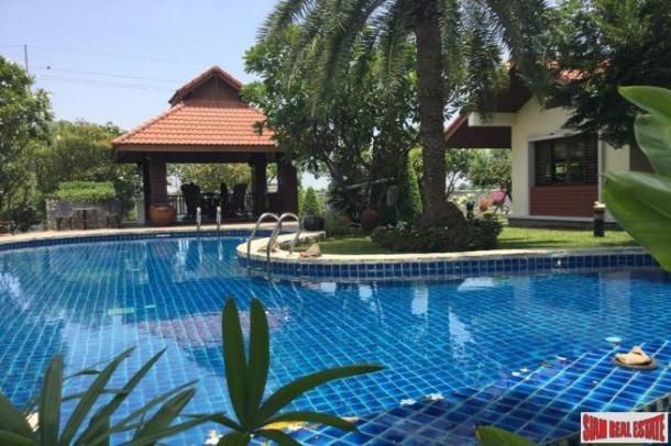 A private compound with  a pool villa, a second house and more in Nakhon Pathom.-1