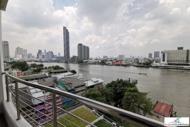 Supalai River Place | Two Bedroom Corner Unit with Amazing City and Chao Phraya River Views at Krung Thonburi-1