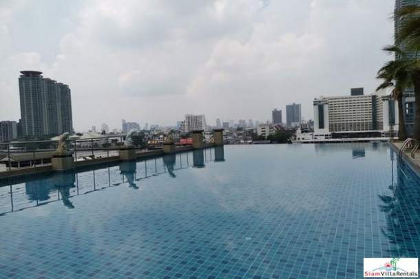 Supalai River Place | Two Bedroom Corner Unit with Amazing City and Chao Phraya River Views at Krung Thonburi-16
