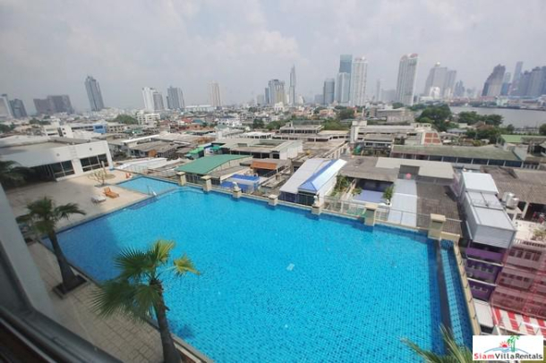 Supalai River Place | Two Bedroom Corner Unit with Amazing City and Chao Phraya River Views at Krung Thonburi-5