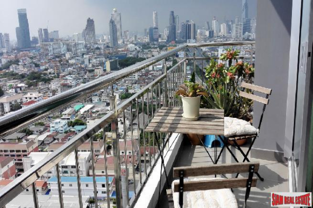 Supalai Lite Sathorn-Charoenrat | Two Bed Penthouse Condo for Sale-8