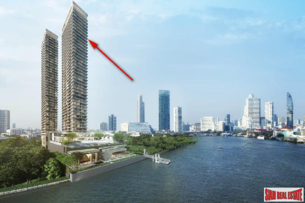 Last Remaining 3 Bed Unit - Riverfront 38th Floor - Best Waterfront Living in the Heart of Bangkok (Sathorn-Chareonnakorn)-1
