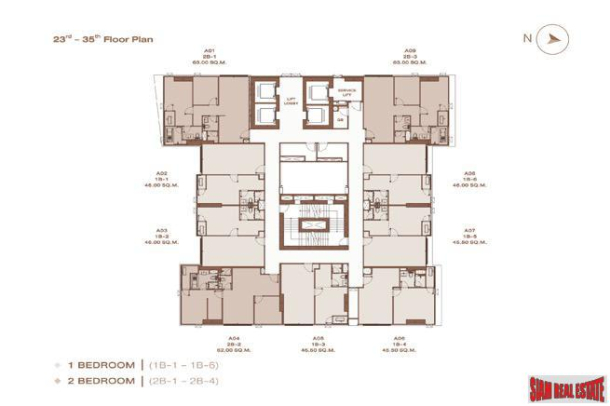 New Super Luxury Condominium in Prime Sathorn Location - One Bedroom-14