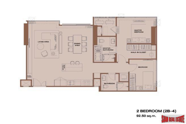 New Super Luxury Condominium in Prime Sathorn Location - Two Bedroom-18