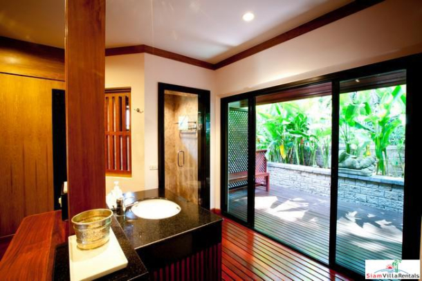Baan Bua | Magnificent 4 Bedroom Pool Villa For Rent Surrounded by Woods in Nai Harn-14