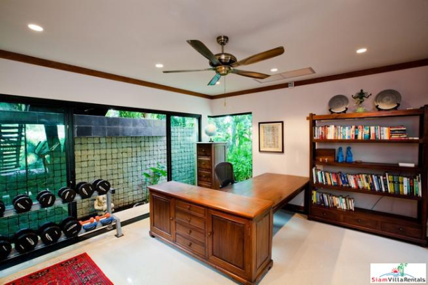 Baan Bua | Magnificent 4 Bedroom Pool Villa For Rent Surrounded by Woods in Nai Harn-17