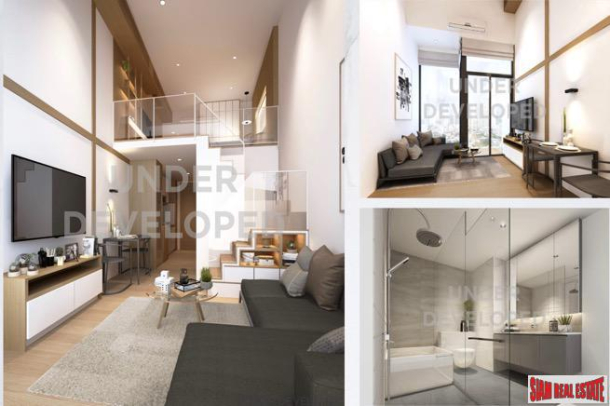 Two Bedroom Duplex Development Built 500 M. from New Orange MRT Line in Rama 9-5