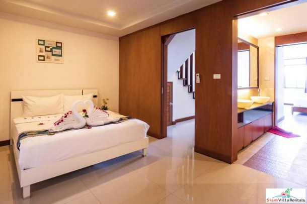 The Royal Bay View Villas | Two Bedroom Family Penthouse Duplex for Rent with Panoramic Patong Bay Sea Views-13