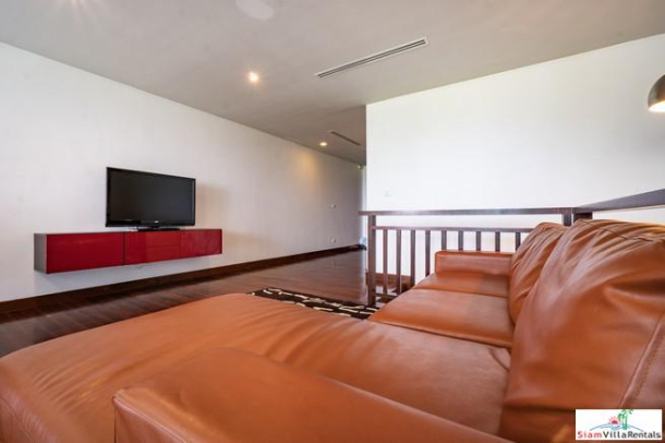 The Royal Bay View Villas | Two Bedroom Family Penthouse Duplex for Rent with Panoramic Patong Bay Sea Views-9