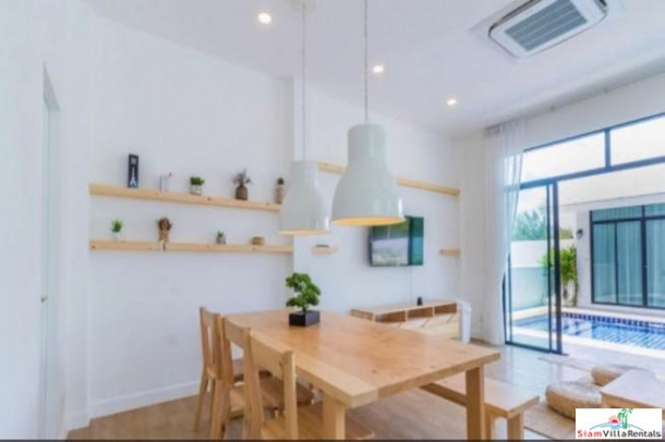 Mono Palai | New Four Bedroom Japanese Loft Style Home with Private Pool in Chalong-14