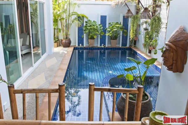 Extra Special Three Storey Three Bedroom Pool Villa with Private Tropical Outdoor Terrace in Rawai-1