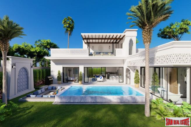 Luxury Moroccan Inspired Pools Villa Development in BangJo-2