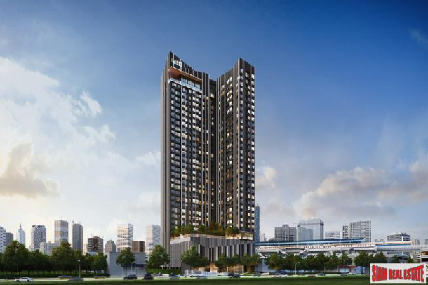 New High-Rise Condo in Construction by Leading Thai and Japanese Developers at Sukhumvit-Rama 4, Phra Khanong - Studio Units-1